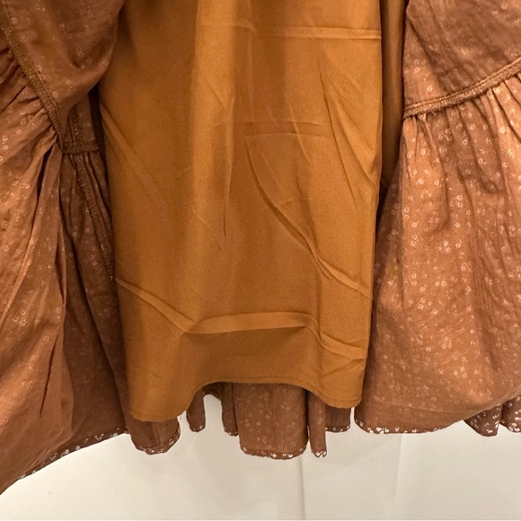 Ivy City Co Amber brown floral dress Size Small - Picture 9 of 13